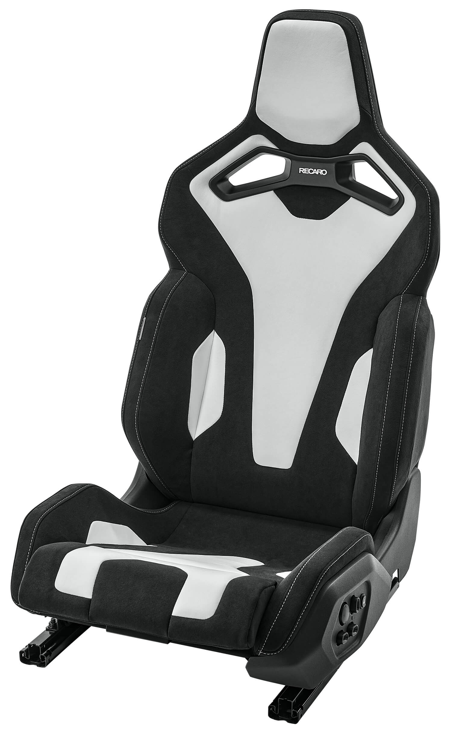 RECARO 653.000.1B49 Ліве крісло Sport C, 5 дверей,біла шкіра/Dinamica чорна Photo-0