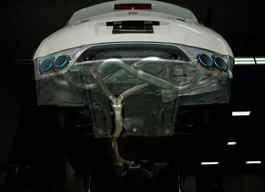 HKS 31021-AN010 Вихлопна система (задня частина) Legamax Premium Tig для NISSAN GT-R R35 Photo-2