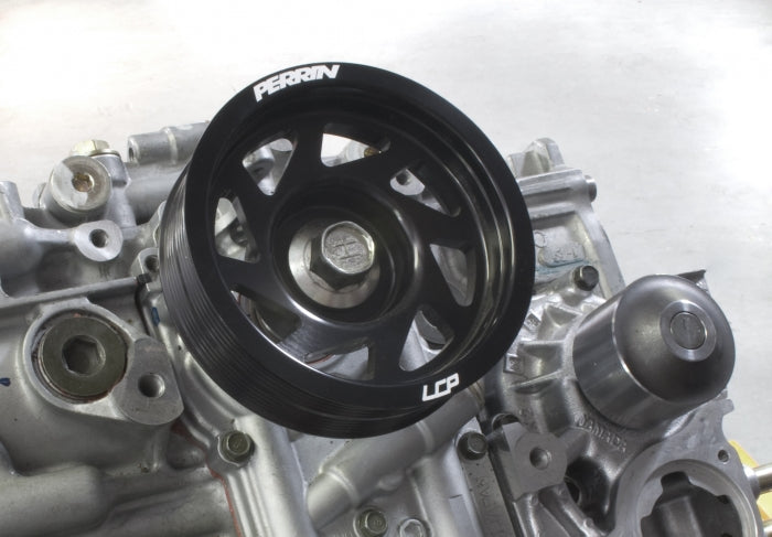PERRIN PSP-ENG-100BK шків коленвала чорний Impreza 93 (WRX / STi) Photo-2