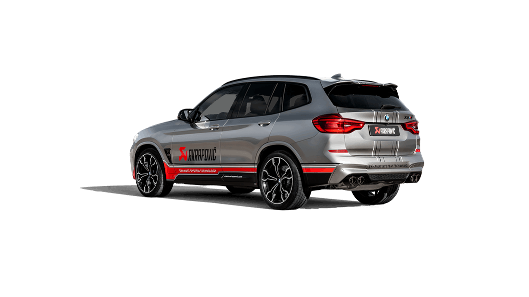 AKRAPOVIC S-BM/T/10H Вихлопна система Slip-On Line (титан) для BMW X3M (F97) / X4M (F98) 2020-2024 Photo-3