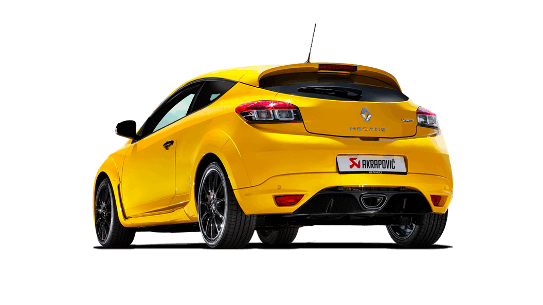 AKRAPOVIC S-RE/T/1 Вихлопна система Evolution Line (Titanium) для RENAULT Mеgane Coupе RS 2010-2016 Photo-2