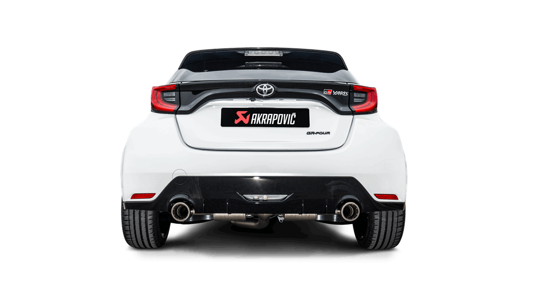 AKRAPOVIC s-TY/T/2 Вихлопна система Slip-On Race Line (Titanium) TOYOTA GR YARIS 2020 Photo-1
