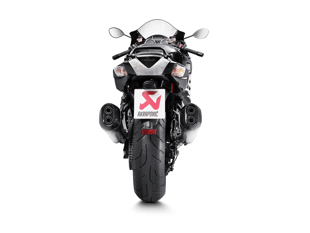 AKRAPOVIC s-K14SO6-HZAAT Вихлопна система Slip-On Line (Titanium) Kawasaki ZZR 1400, ZX14R 2016-2021 Photo-3