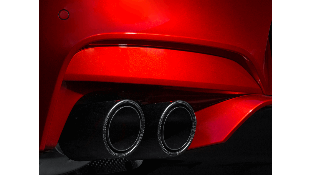 AKRAPOVIC TP-CT/10 Насадки для BMW M5 F10 і F13 M6 (карбон) Photo-2