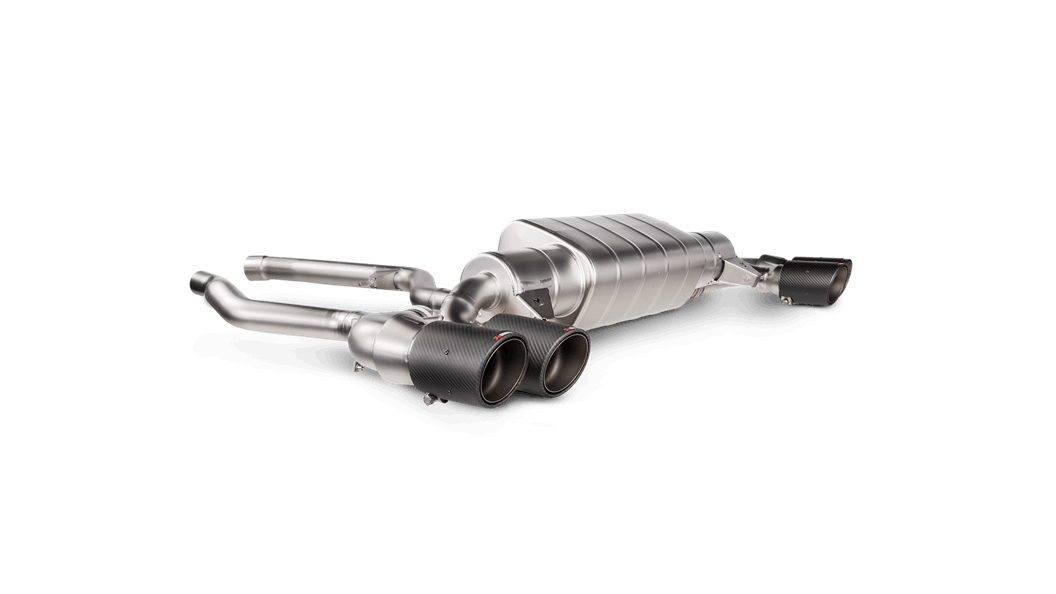 AKRAPOVIC S-BM/T/30H Вихлопна система Slip-On Line (титан) для BMW M340I (G20/G21) / M440I (G22/G23) 2020-2024 Photo-0