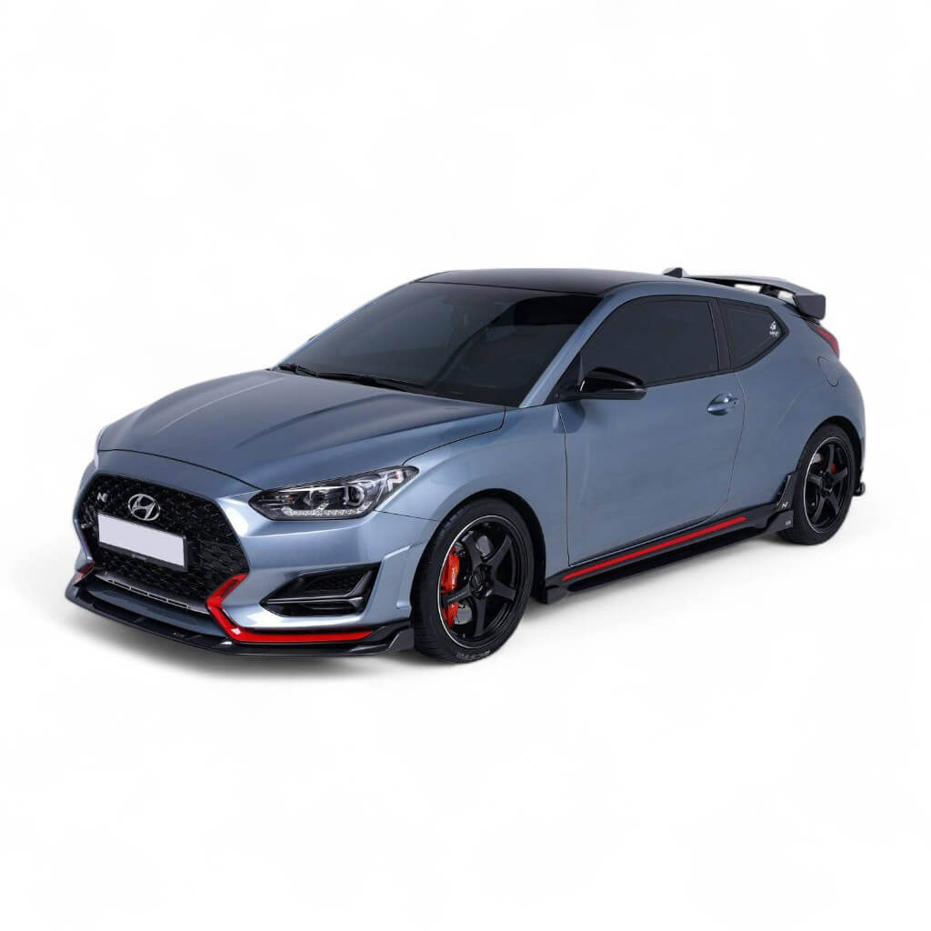 ADRO A10A20-1202 Накладка на передній бампер V2 (A Type) для HYUNDAI Veloster N 2018- Photo-2