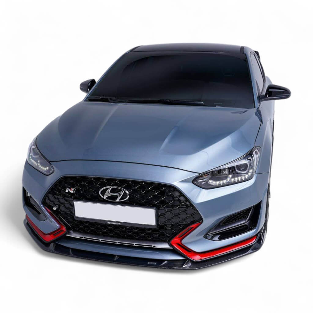 ADRO A10A20-1202 Накладка на передній бампер V2 (A Type) для HYUNDAI Veloster N 2018- Photo-1