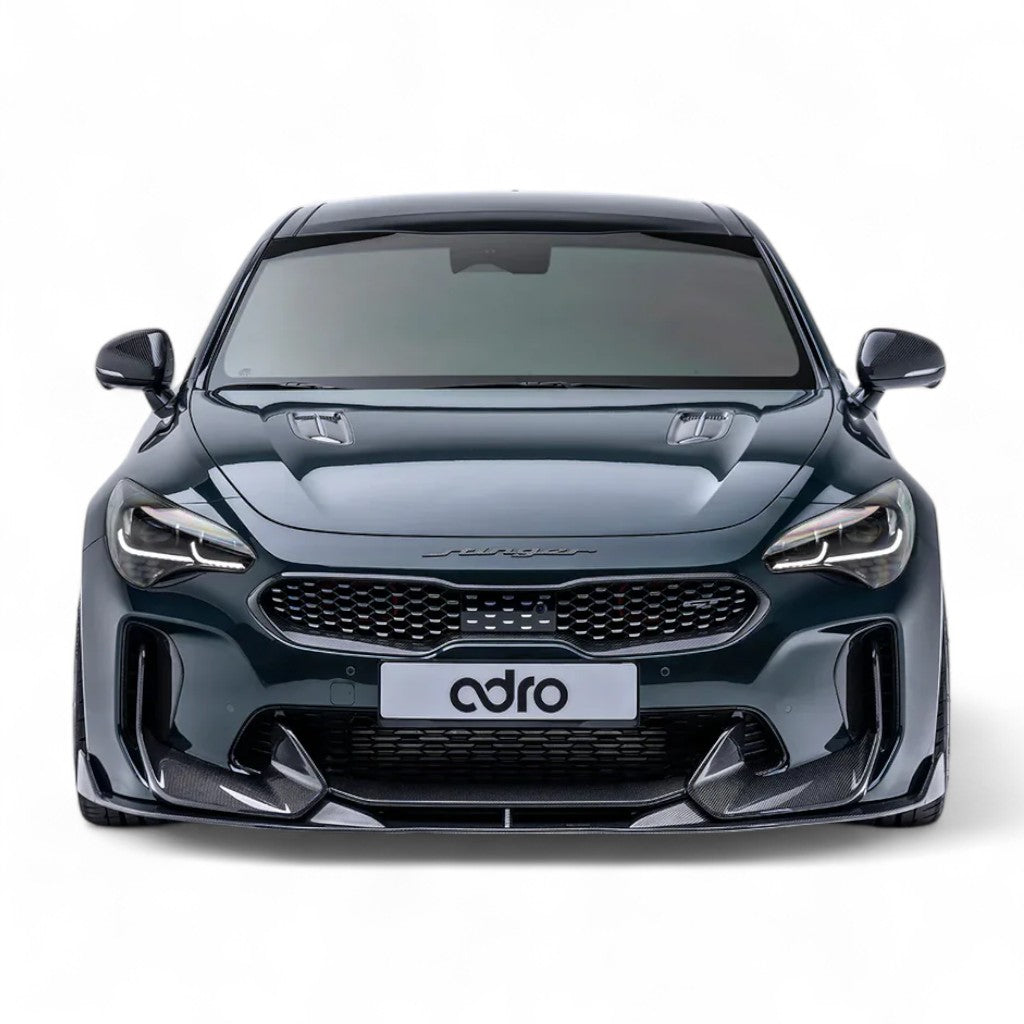 ADRO A12A30-1213 Верхня накладка на передній бампер V3 для KIA Stinger 2018- Photo-2