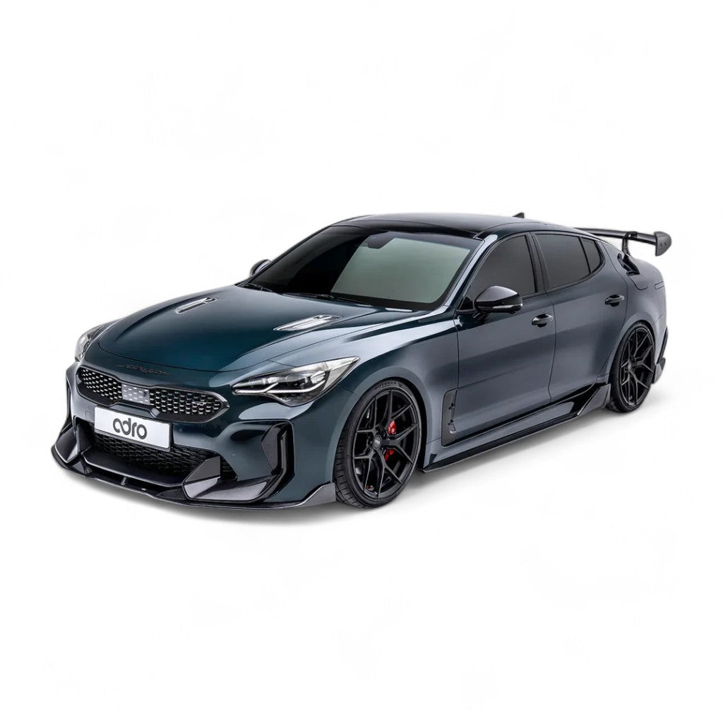 ADRO A12A30-1213/A12A30-1223 Комплект нижньої и верхньої накладок на передній бампер V3 для KIA Stinger 2018- Photo-2