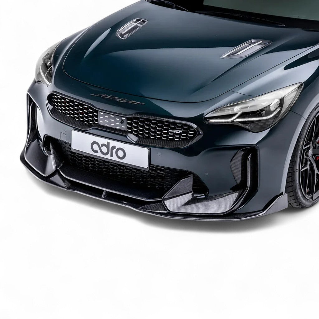 ADRO A12A30-1213 Верхня накладка на передній бампер V3 для KIA Stinger 2018- Photo-0