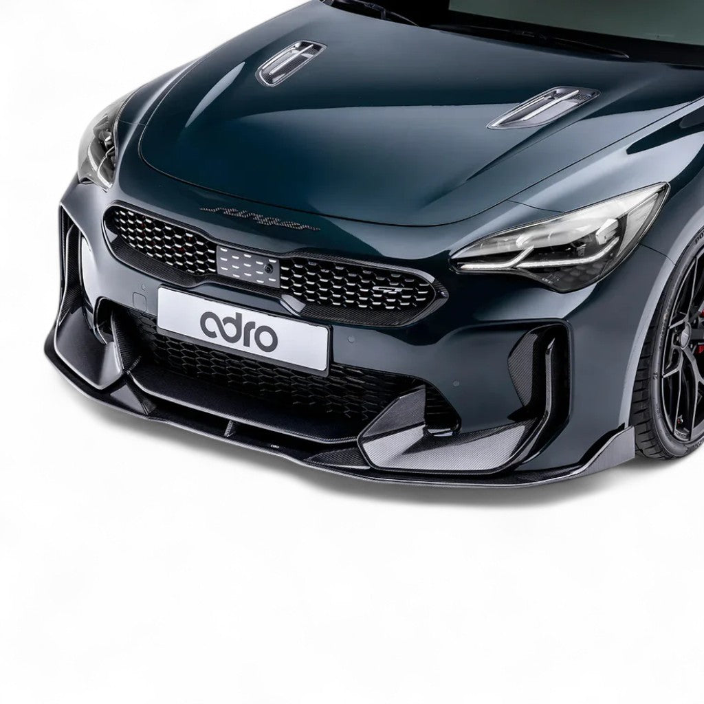 ADRO A12A30-1223 Нижня накладка на передній бампер V3 для KIA Stinger 2018- Photo-0