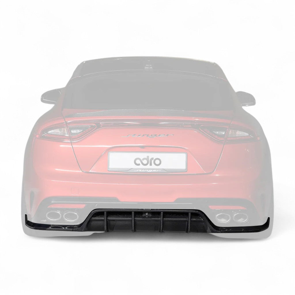 ADRO A12A30-1302 Задній дифузор V2 для KIA Stinger 2018- Photo-2