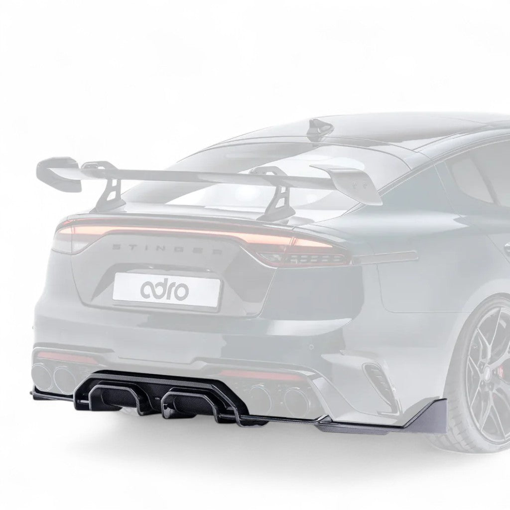 ADRO A12A30-1304 Задній дифузор V4 для KIA Stinger 2018- Photo-0