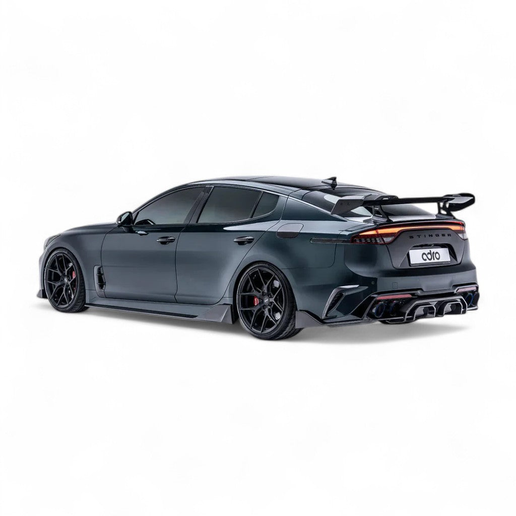 ADRO A12A30-1504 Вигнуте антикрило Swan Neck AT-R2 для KIA Stinger 2018- Photo-8