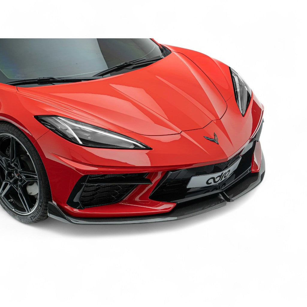 ADRO A13A10-1201 Накладка на передній бампер для CHEVROLET Corvette (C8) 2020- Photo-3