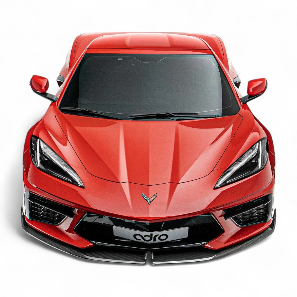 ADRO A13A10-1201 Накладка на передній бампер для CHEVROLET Corvette (C8) 2020- Photo-1