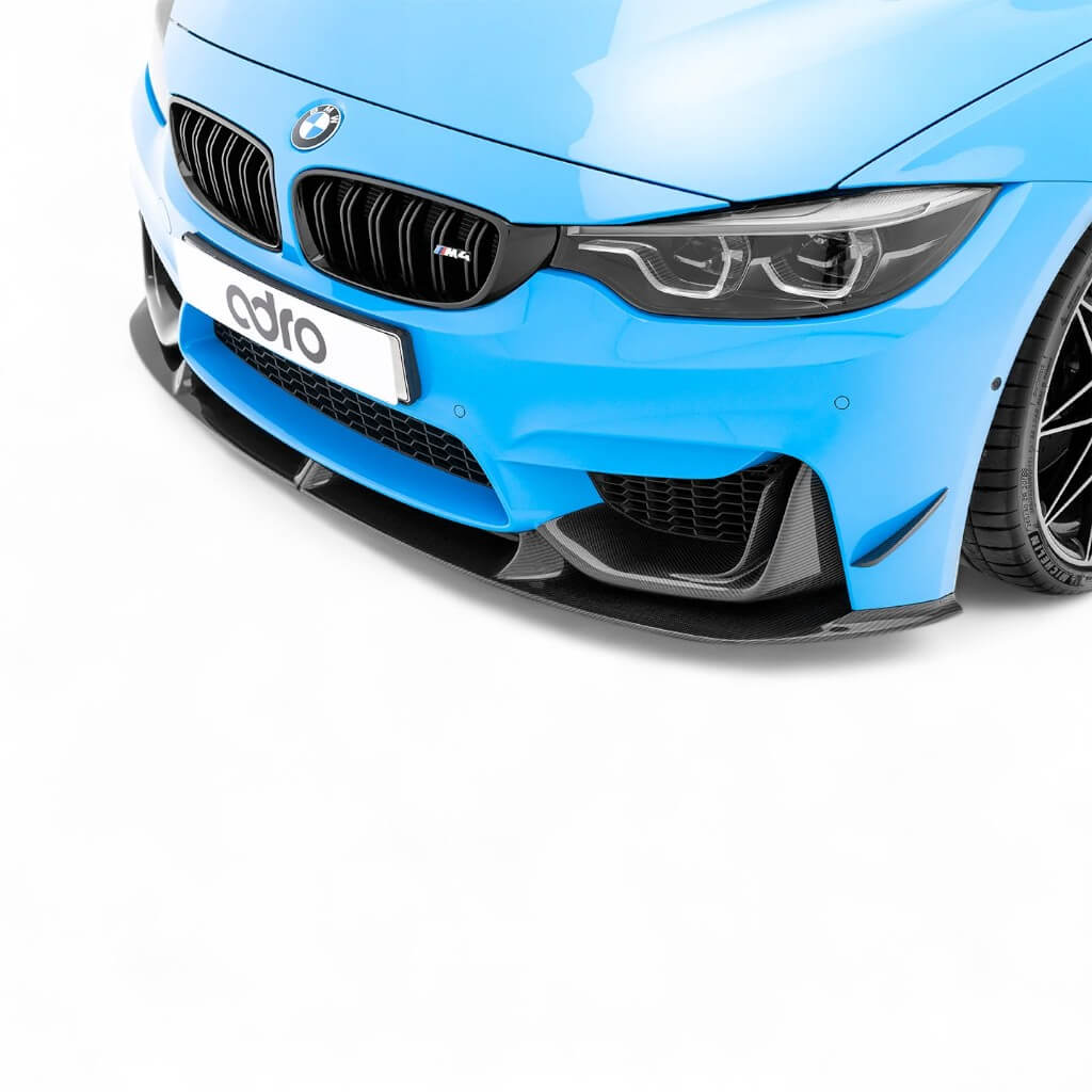 ADRO A14A10-1201 Накладка на передній бампер для BMW M3 (F80) / M4 (F82 / F83) Photo-0