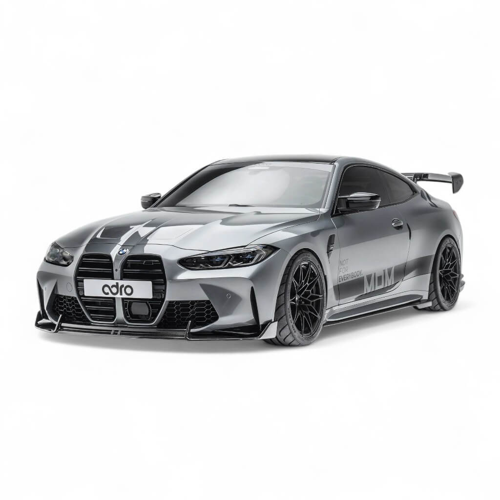 ADRO A14A11-1202 Накладка на передній бампер (оригінальний бампер) для BMW M3 (G80 / G81) / M4 (G82 / G83) 2021+ Photo-3