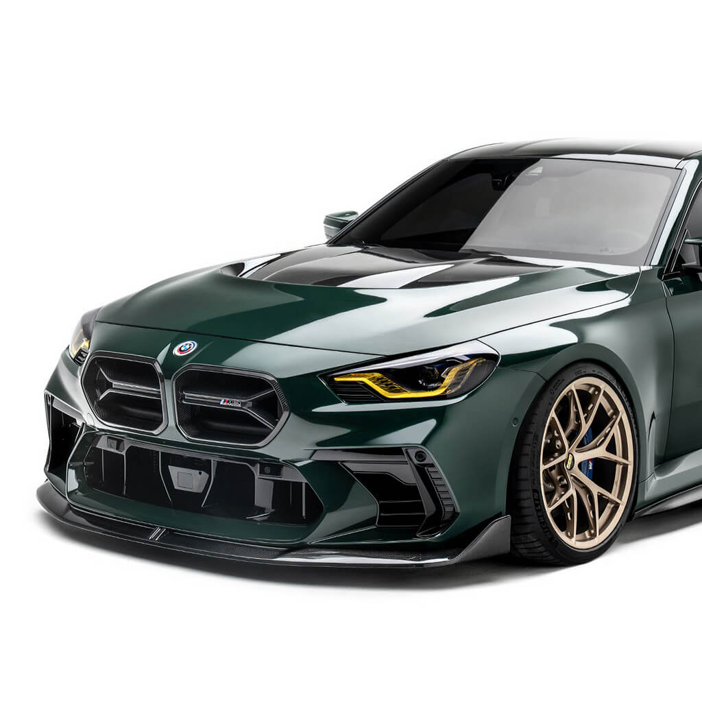 ADRO A14A90-1203 Передній сплітер для бампера ADRO V2, карбон для BMW M2 (G87) Photo-1