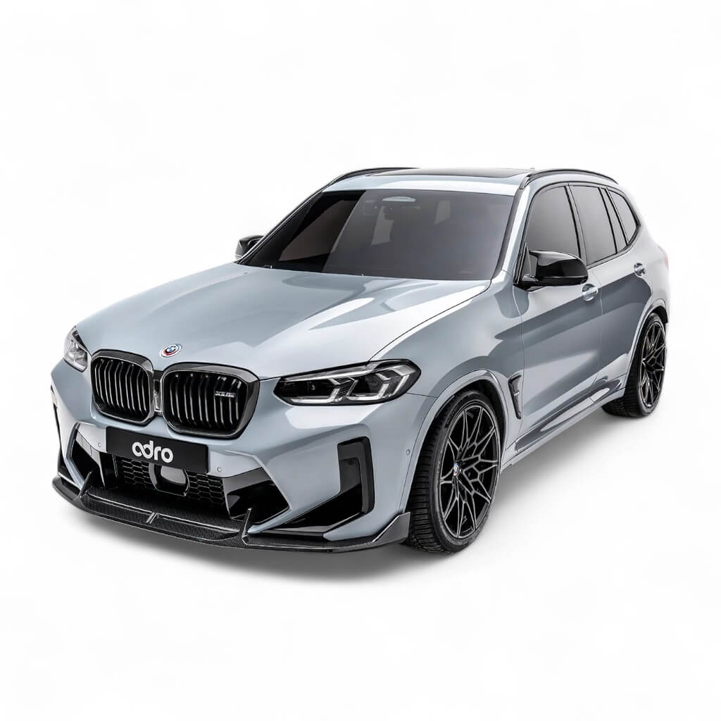 ADRO A14AB10-1201 Накладка на передній бампер, карбон для BMW X3M (F97) Photo-5