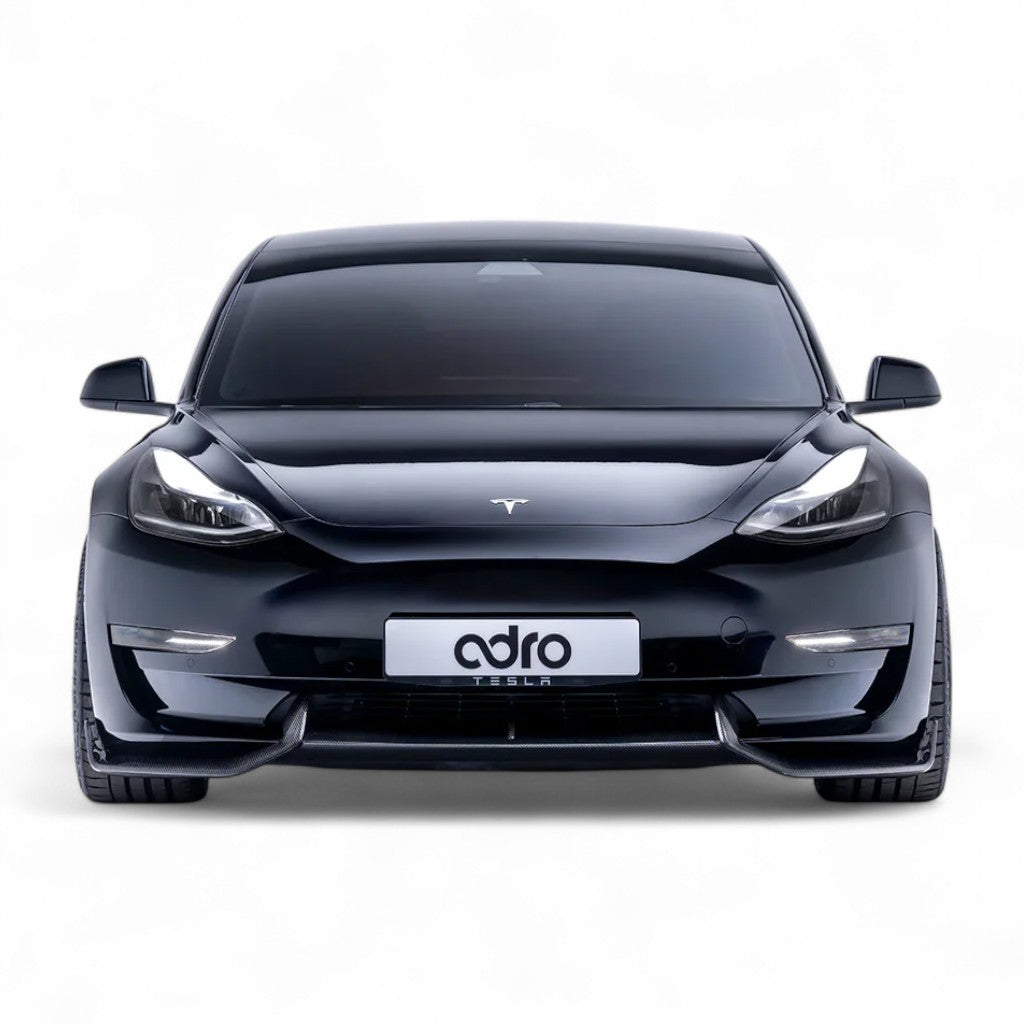 ADRO A15A10-1202 Накладка на передній бампер V2 для TESLA Model 3 Photo-1