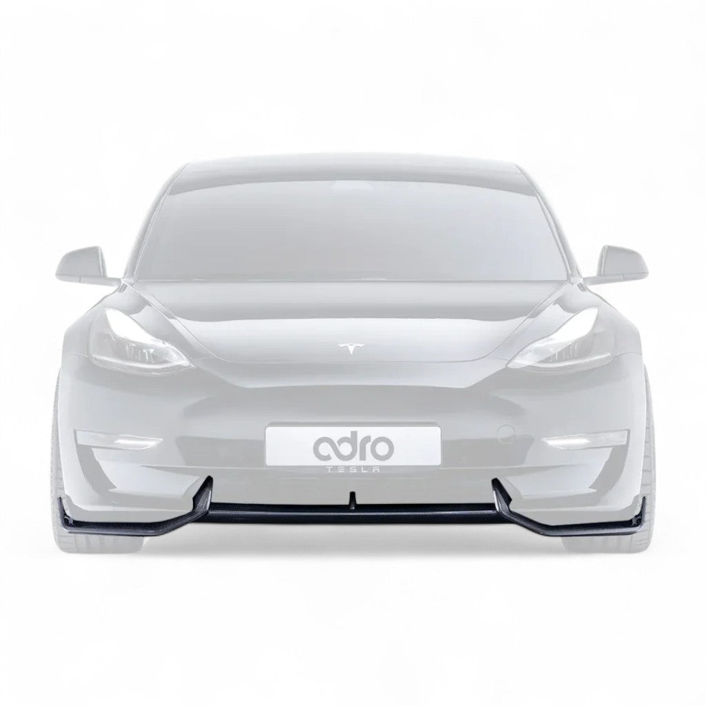 ADRO A15A10-1202 Накладка на передній бампер V2 для TESLA Model 3 Photo-0