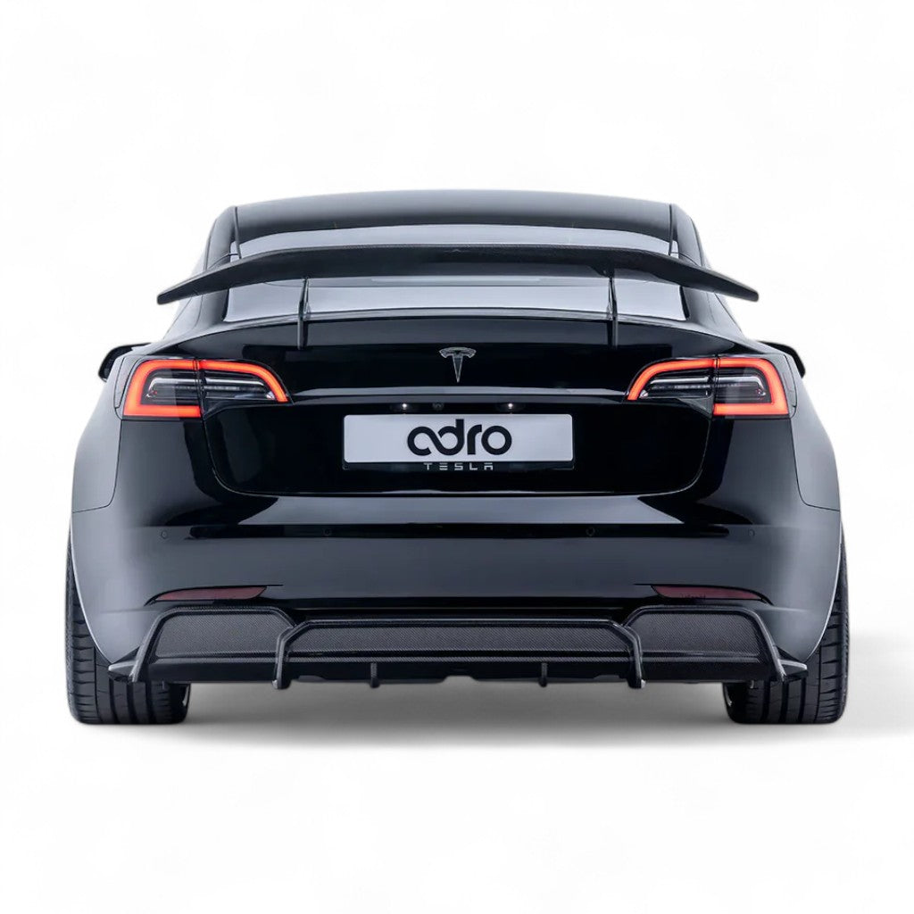 ADRO A15A10-1302 Задній дифузор V2 для TESLA Model 3 Photo-3