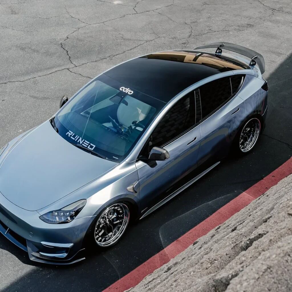 ADRO A15A20-1502 Вигнуте антикрило Swan Neck AT-S для TESLA Model Y Photo-6