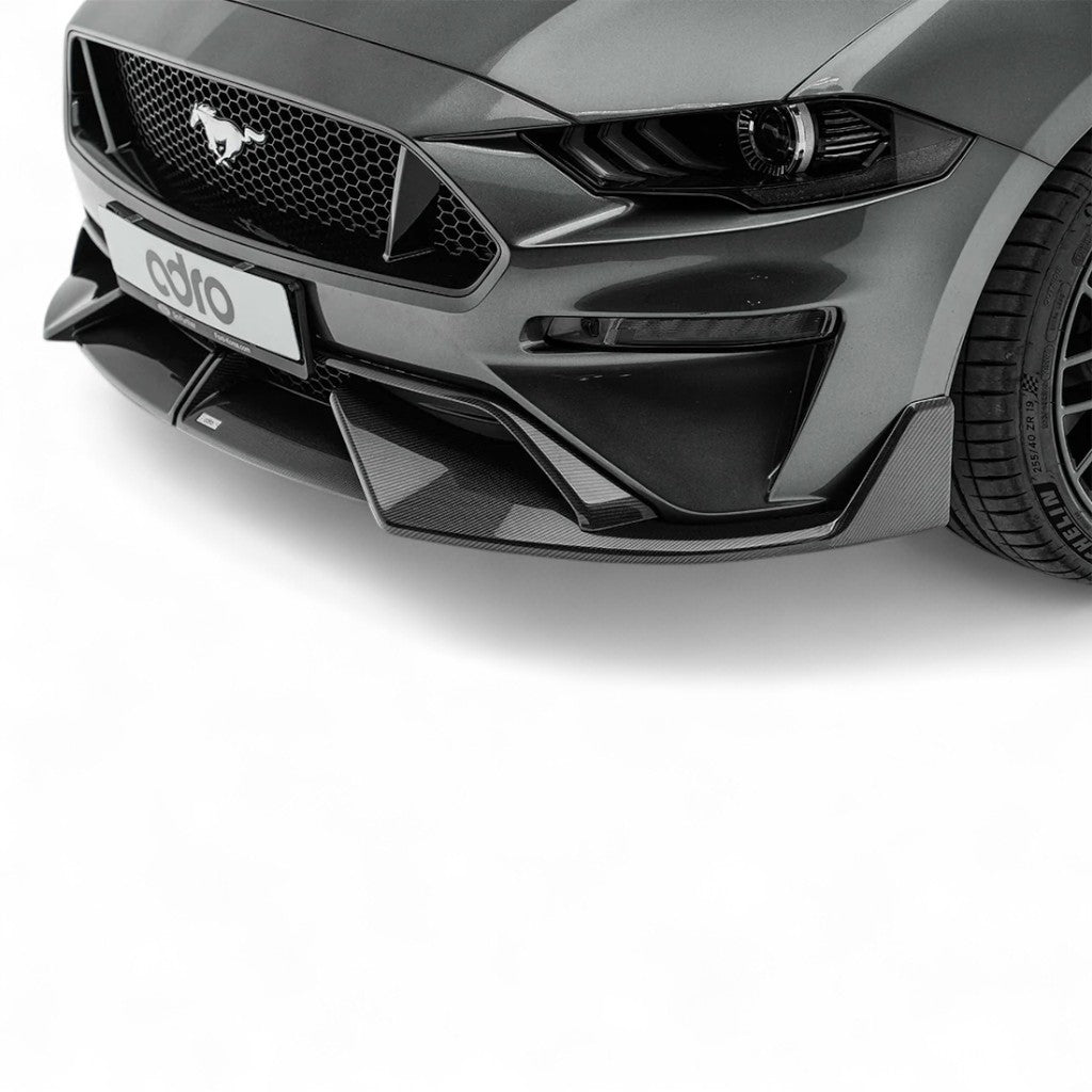 ADRO A16A10-1211 Нижня накладка на передній бампер для FORD Mustang EcoBoost / GT 2018-2023 Photo-1