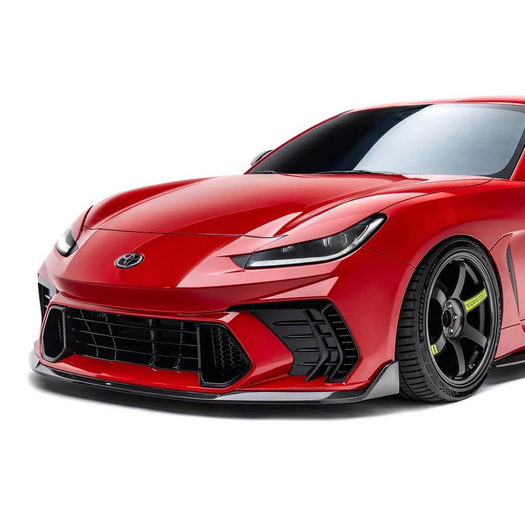 ADRO A18A10-1202 Накладка на передній бампер ADRO, карбон для TOYOTA GR86 / SUBARU BRZ 2022- Photo-4