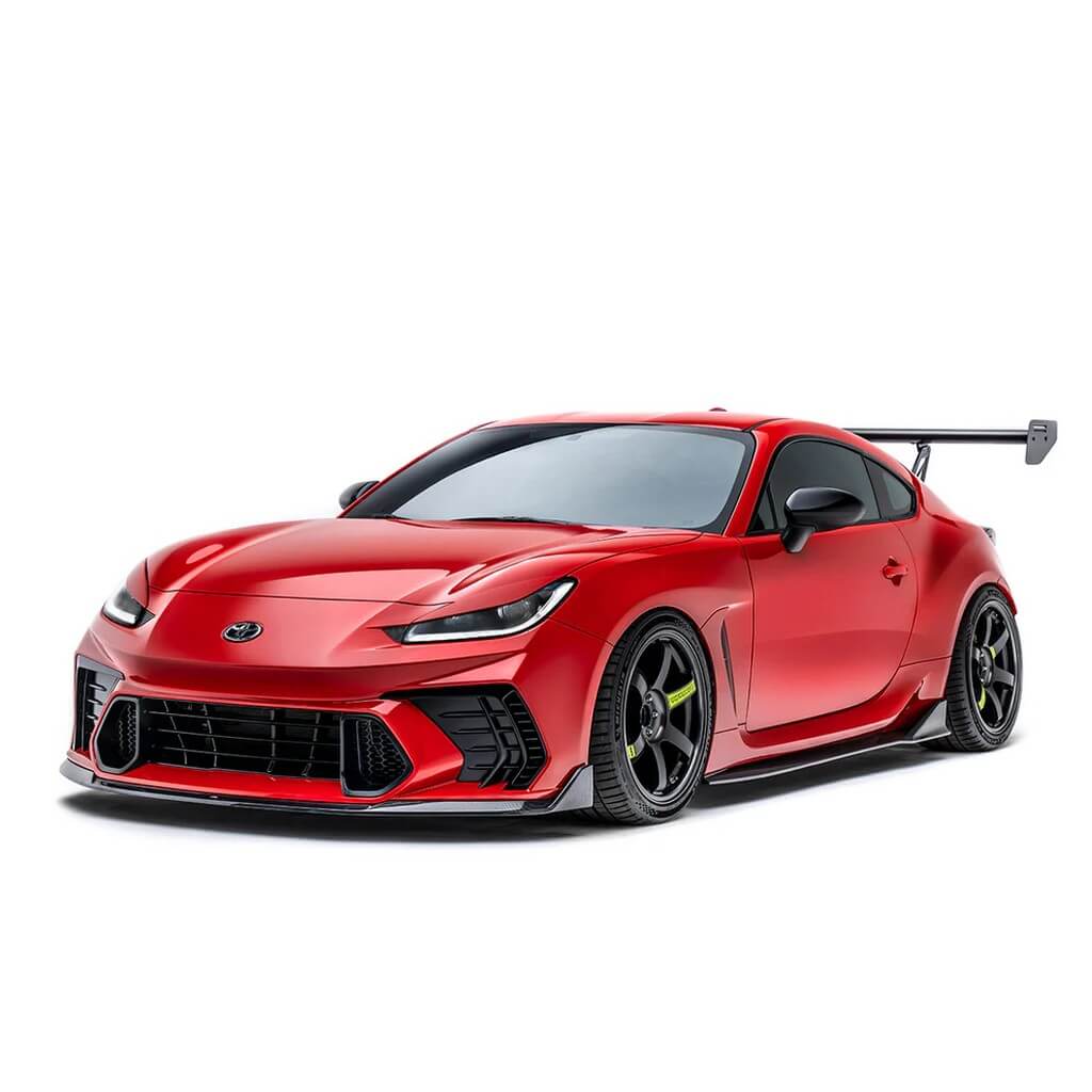ADRO A18A10-1202 Накладка на передній бампер ADRO, карбон для TOYOTA GR86 / SUBARU BRZ 2022- Photo-3