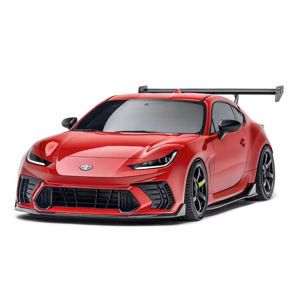 ADRO A18A10-1202 Накладка на передній бампер ADRO, карбон для TOYOTA GR86 / SUBARU BRZ 2022- Photo-5