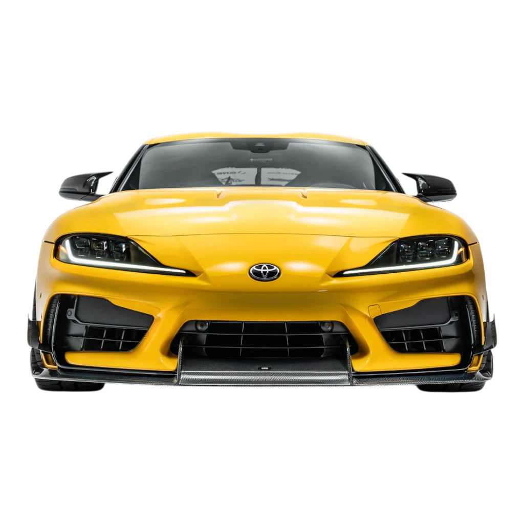 ADRO A18A20-1203 Карбоновий передній спліттер V2 (бампер Adro) для TOYOTA GR Supra 2020+ Photo-3