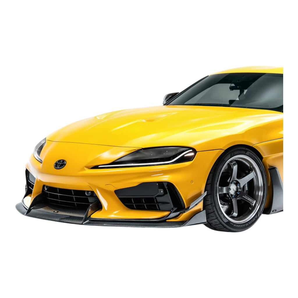 ADRO A18A20-1203 Карбоновий передній спліттер V2 (бампер Adro) для TOYOTA GR Supra 2020+ Photo-4