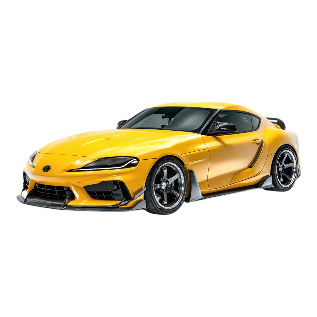 ADRO A18A20-1203 Карбоновий передній спліттер V2 (бампер Adro) для TOYOTA GR Supra 2020+ Photo-5