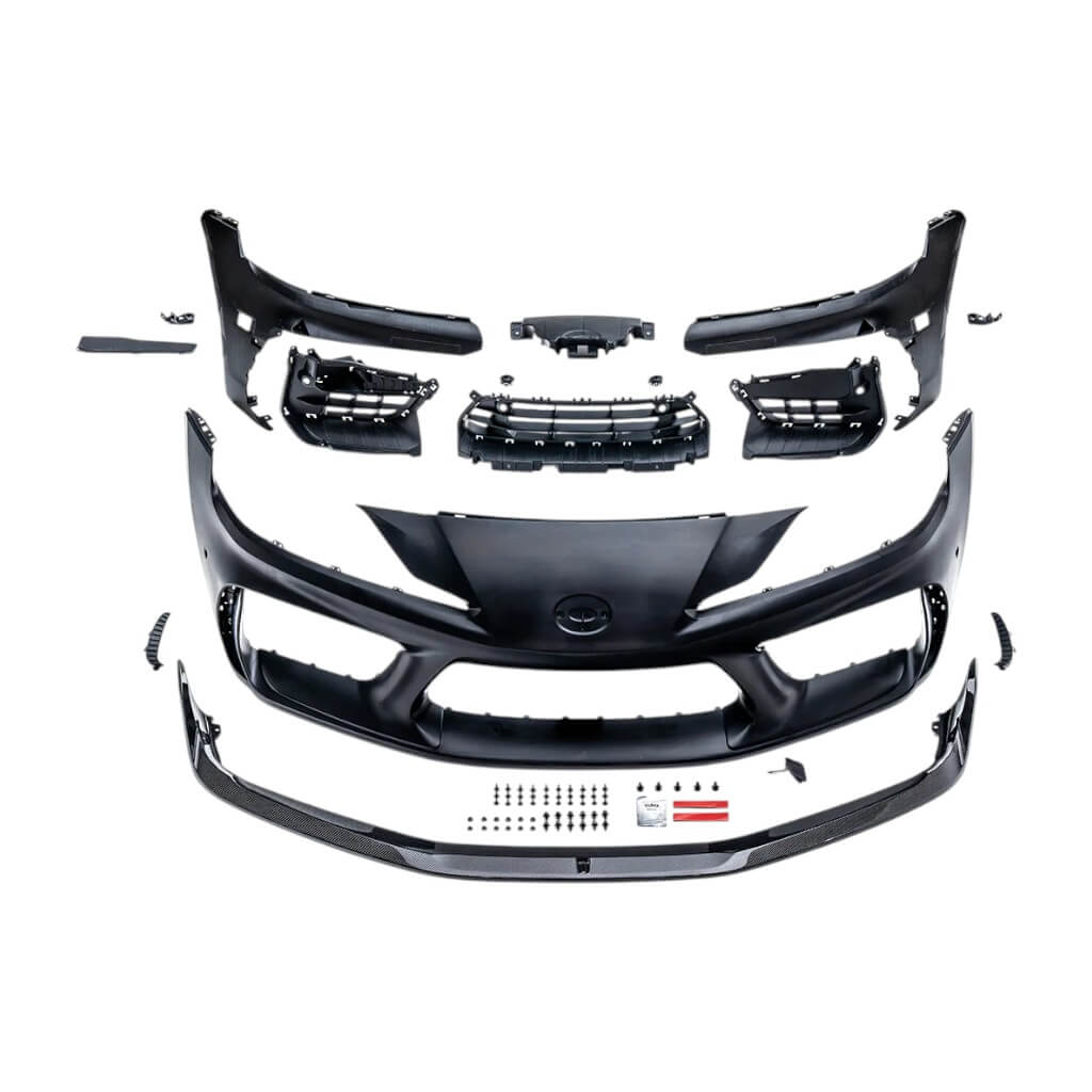 ADRO A18A20-2101/A18A20-1202 Комплект переднього бампера і накладки для TOYOTA GR Supra 2020- Photo-0