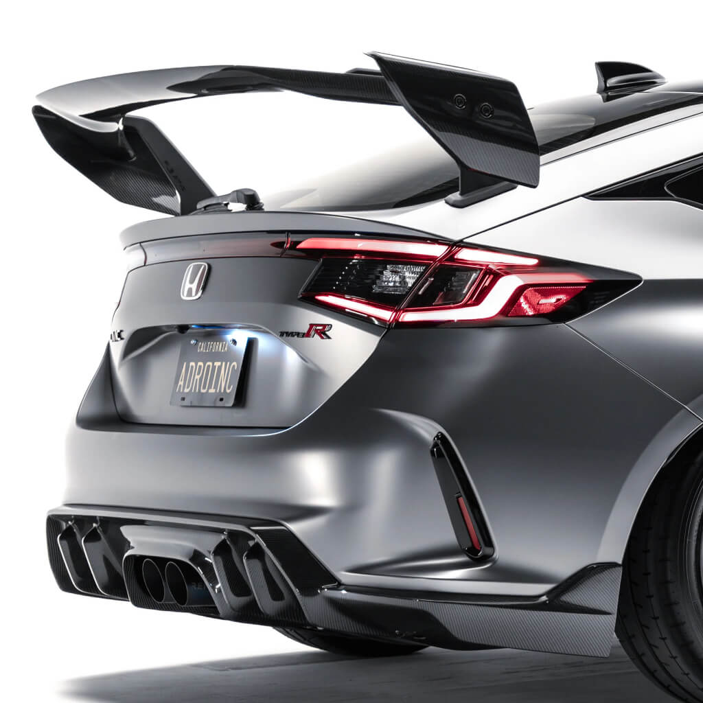 ADRO A22A10-1501 Вигнуте антикрило Swan Neck AT-R4 для HONDA Civic Type R 2023- Photo-3