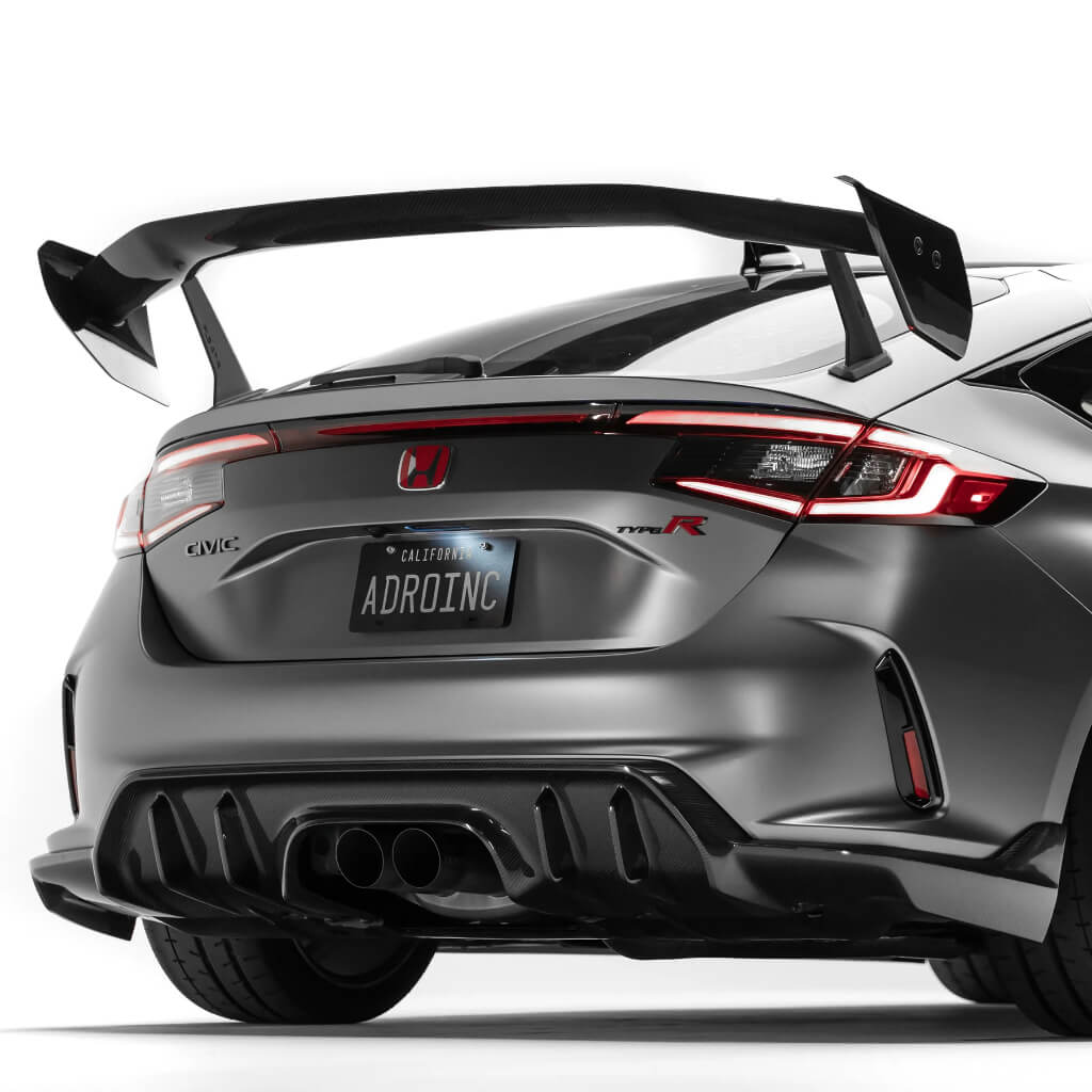 ADRO A22A10-1501 Вигнуте антикрило Swan Neck AT-R4 для HONDA Civic Type R 2023- Photo-4