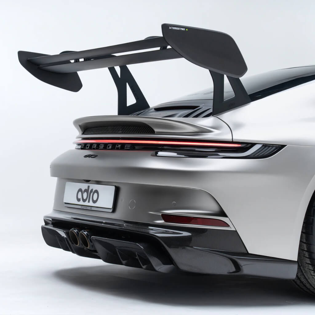 ADRO A23A10-1501 Вигнуте антикрило Swan Neck At-P для PORSCHE 911 GT3 (992.1) Photo-1