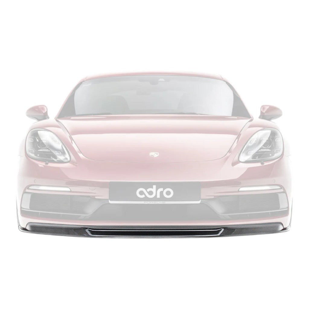 ADRO A23A20-1201 Передній спліттер (карбон) для PORSCHE 718 Boxster GTS / GTS 4.0 / Cayman GTS / GTS 4.0 (982) Photo-0