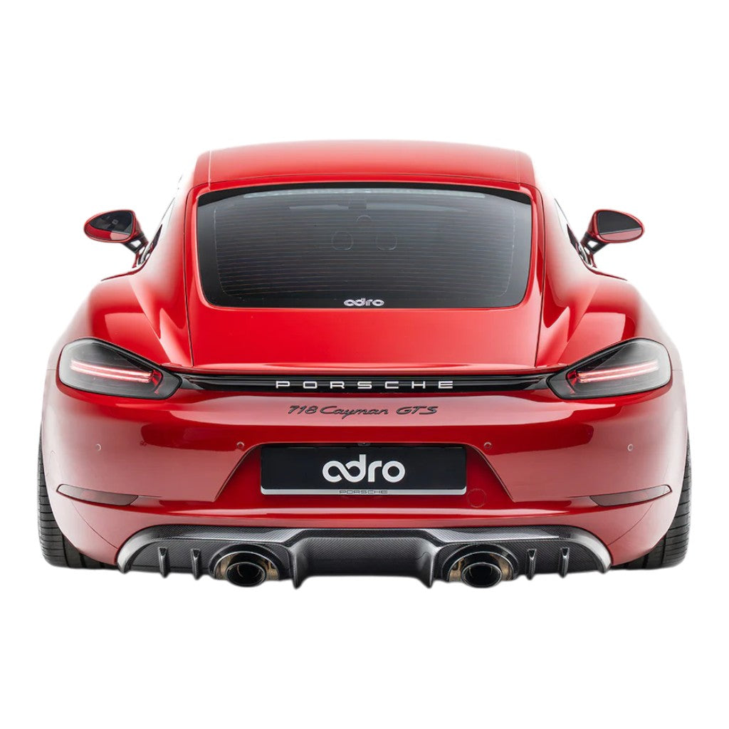 ADRO A23A20-1301 Задній дифузор (карбон) для PORSCHE 718 Cayman / Boxster GTS 4.0 / 718 Spyder / Spyder RS / GT4 RS (982) Photo-1