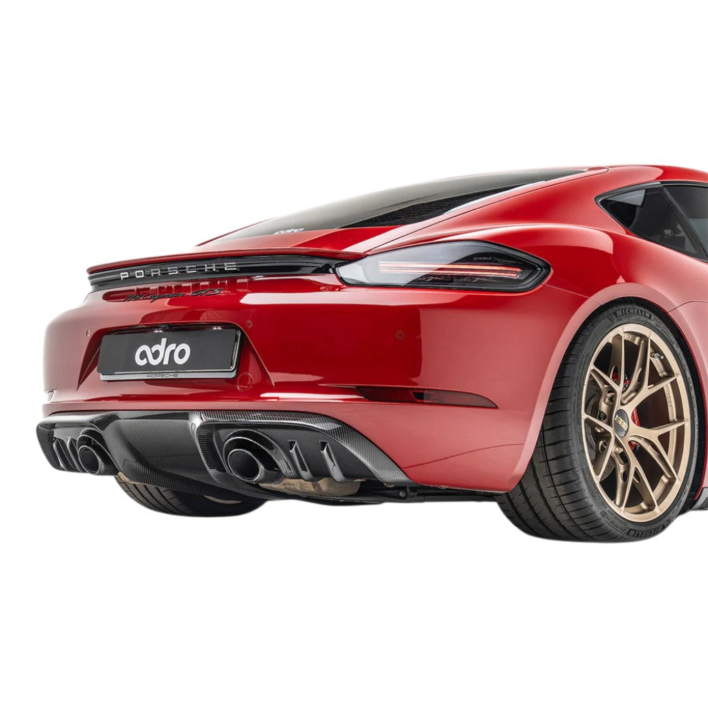 ADRO A23A20-1301 Задній дифузор (карбон) для PORSCHE 718 Cayman / Boxster GTS 4.0 / 718 Spyder / Spyder RS / GT4 RS (982) Photo-2