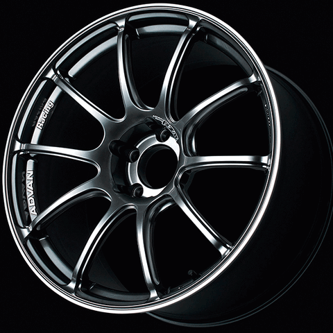 ADVAN YAZ7E42AHB Колісний диск V1751 RZII 17X7.0 +42 4-100 Гоночний гіпер чорний з ободом Photo-0