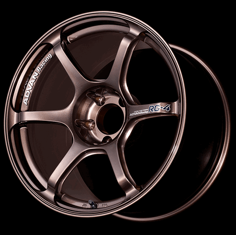 ADVAN YA47G35ACB Колісний диск V5828 RG-4 17X8.0 +35 4-100 Гоночна мідна бронза Photo-0
