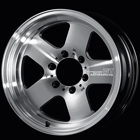 ADVAN YAQH7H-10KMDC Колісний диск V6515 GT Heavy duty 17X8.5 -10 6-139.7 З механічним обробленням і алмазною нарізкою Photo-0