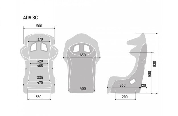 SPARCO 008020ZNR Крісло/сидіння для автоспорту ADV SC, FIA 8862-2009, карбон, чорний Photo-1