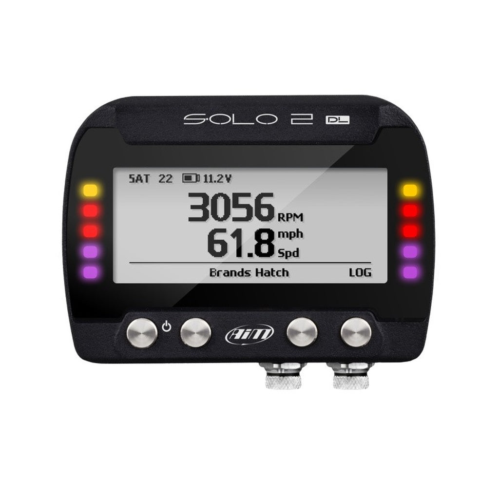 AIM X47SOLO2DL01E0 Лаптаймер SOLO2 DL (CAN/K-Line і зовнішній кабель живлення з роз'ємом OBDII) Photo-0
