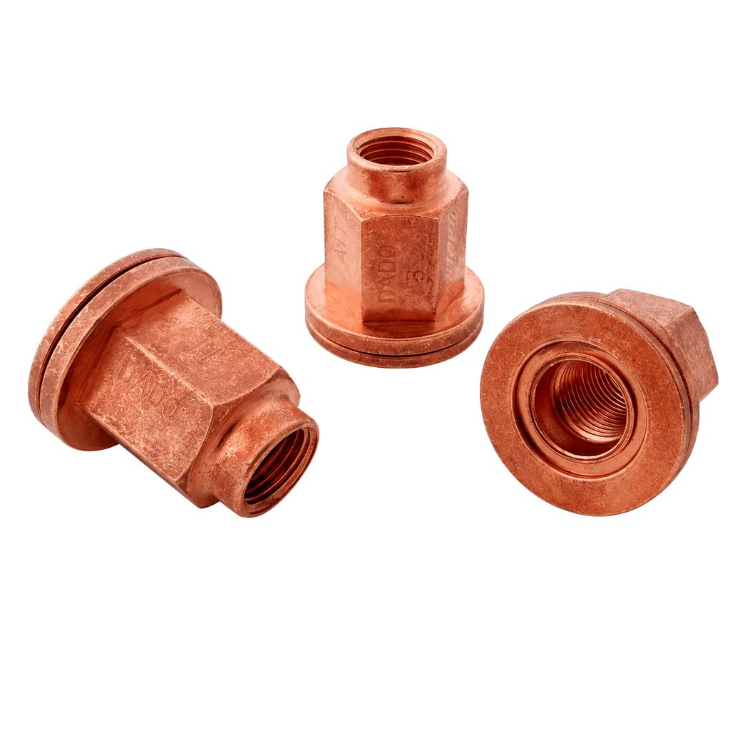 A.I.TECH AIT-DADO-3 Плоска гайка 12x1,25, ex 19mm, o.d. 28mm, загальна довжина 29mm для PEUGEOT / CITROEN Photo-0