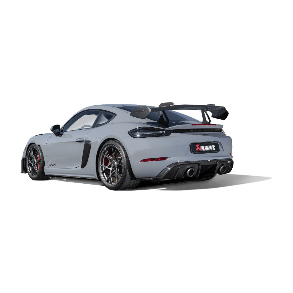 AKRAPOVIC DI-PO/CA/10/G Задній карбоновий дифузор (глянцевий) для PORSCHE 718 Cayman GT4RS 2022-2024 Photo-3