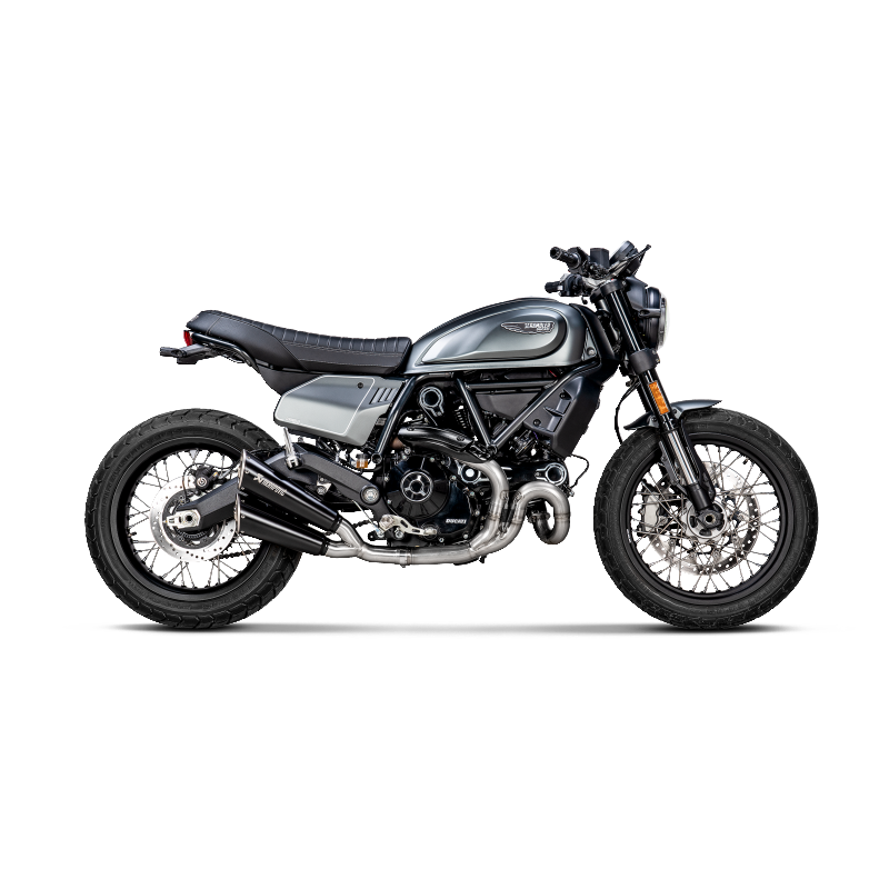 AKRAPOVIC E-D8E2 Додатковий вихлопний колектор (титан) для DUCATI Scrambler Urban Motard/Nightshift/Icon/Icon Dark/Desert Sled 2021-2022 Photo-1